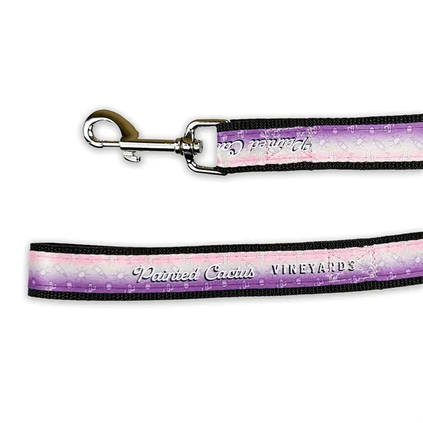 Heavy duty sublimated pet leash with nickel-plated hardware-durable, vibrant, and stylish... from ASI 54040 Fey Promo