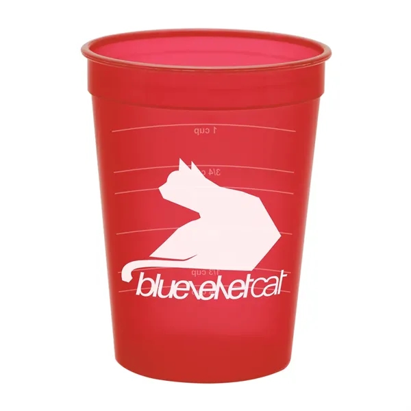 12 oz. Measuring Cup. Your logo one 1 side, measurements on... from ASI 40480 Koozie Group
