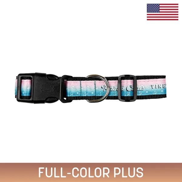 Item #PCS14U-NI 1" Sublimated Pet Collar with Nickel-Plated Hardware