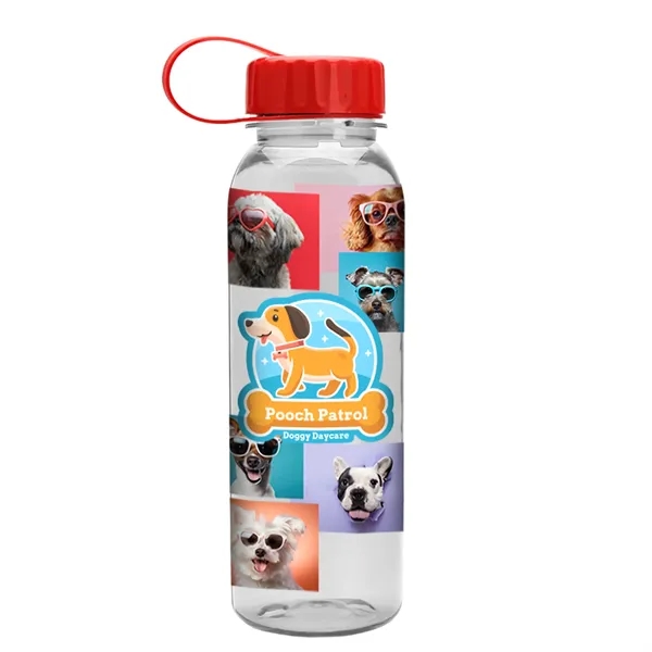 Garyline® Flat-Sided Tritan® Bottle with Tethered Lid - 2...... from ASI 40480 Koozie Group