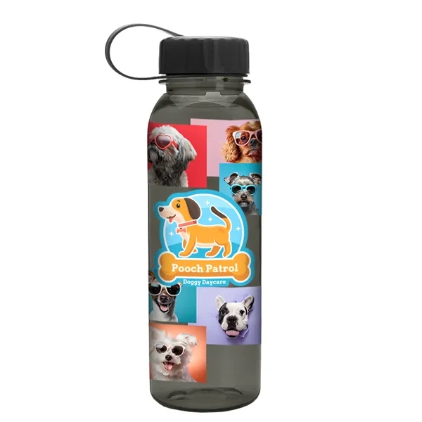 Garyline® Flat-Sided Tritan® Bottle with Tethered Lid - 2...... from ASI 40480 Koozie Group
