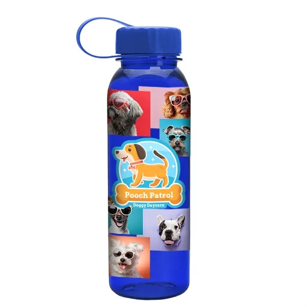 Garyline® Flat-Sided Tritan® Bottle with Tethered Lid - 2...... from ASI 40480 Koozie Group