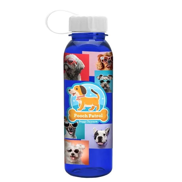 Garyline® Flat-Sided Tritan® Bottle with Tethered Lid - 2...... from ASI 40480 Koozie Group