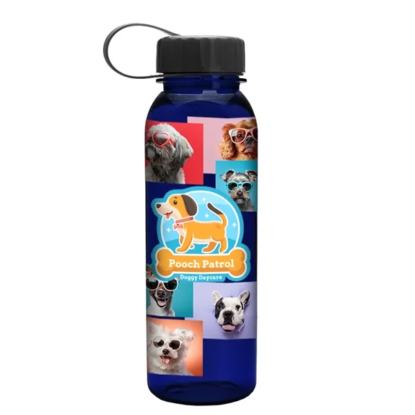 Garyline® Flat-Sided Tritan® Bottle with Tethered Lid - 2...... from ASI 40480 Koozie Group