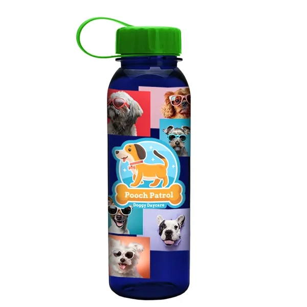 Garyline® Flat-Sided Tritan® Bottle with Tethered Lid - 2...... from ASI 40480 Koozie Group