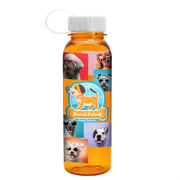 Garyline® Flat-Sided Tritan® Bottle with Tethered Lid - 2...... from ASI 40480 Koozie Group