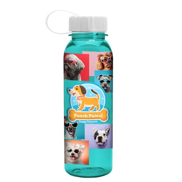 Garyline® Flat-Sided Tritan® Bottle with Tethered Lid - 2...... from ASI 40480 Koozie Group