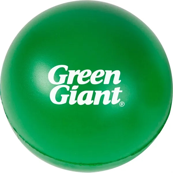 Large round stress ball made of polyurethane material and measuring 2... from ASI 54100 Fields Manufacturing Inc / TargetLine®