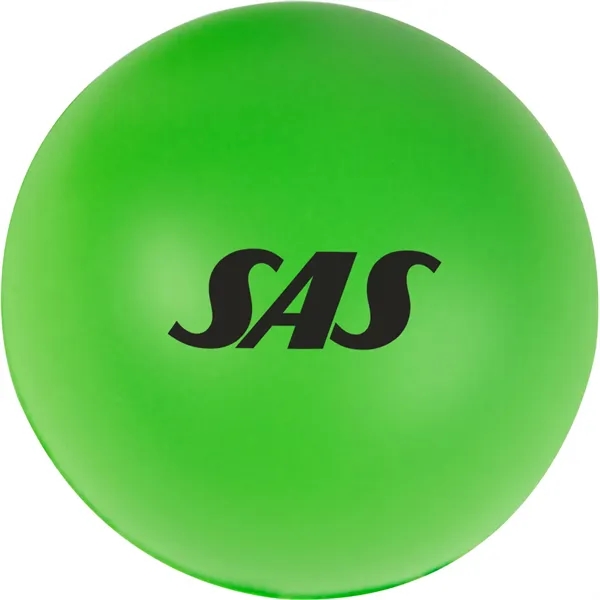 Large round stress ball made of polyurethane material and measuring 2... from ASI 54100 Fields Manufacturing Inc / TargetLine®
