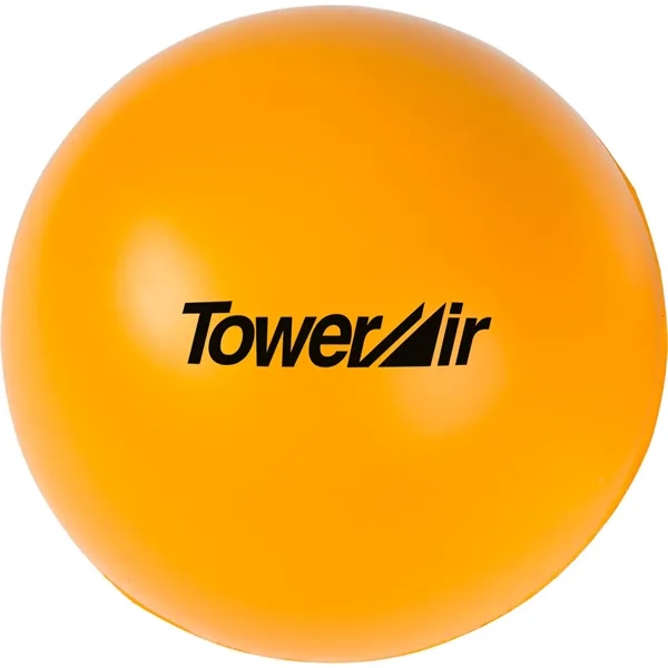 Large round stress ball made of polyurethane material and measuring 2... from ASI 54100 Fields Manufacturing Inc / TargetLine®