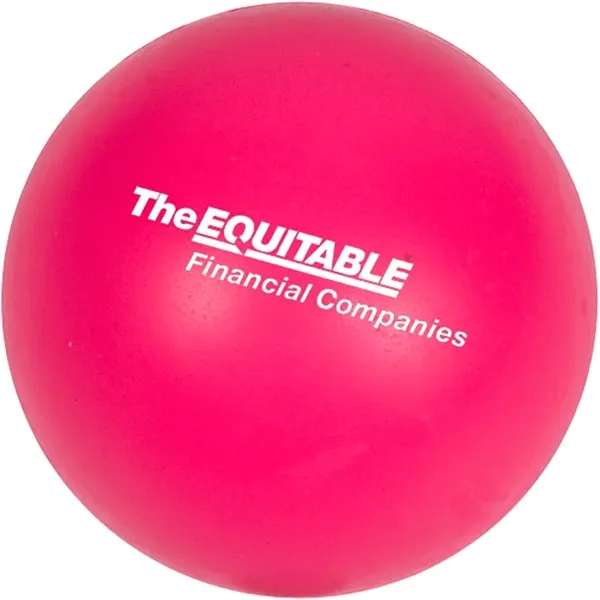 Large round stress ball made of polyurethane material and measuring 2... from ASI 54100 Fields Manufacturing Inc / TargetLine®