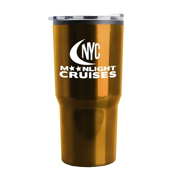 Carova - 18 oz. Stainless Steel Shell Auto Tumbler... from ASI 40480 Koozie Group
