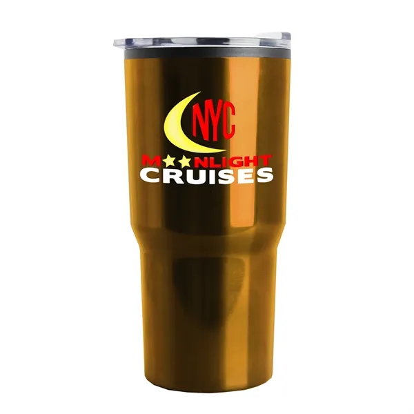 Carova - 18 oz. Stainless Steel Shell Auto Tumbler... from ASI 40480 Koozie Group