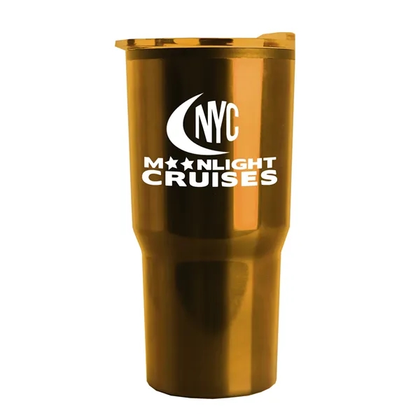 Carova - 18 oz. Stainless Steel Shell Auto Tumbler... from ASI 40480 Koozie Group