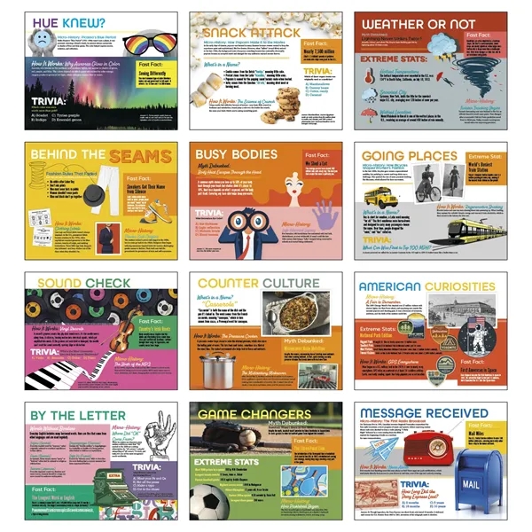 Good Value™ Smarten Up! Trivia, Tales & Tiny Truths - Spi...... from ASI 40480 Koozie Group