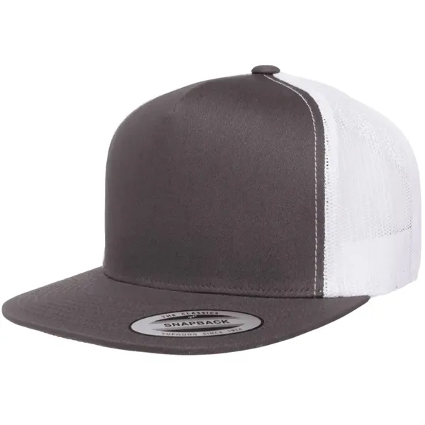 Breathable Flexfit 2-tone trucker cap with mesh back and custom imprint... from ASI 72657 Active Life Promo / Active Life