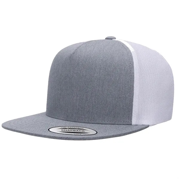 Breathable Flexfit 2-tone trucker cap with mesh back and custom imprint... from ASI 72657 Active Life Promo / Active Life