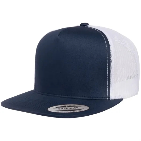 Breathable Flexfit 2-tone trucker cap with mesh back and custom imprint... from ASI 72657 Active Life Promo / Active Life