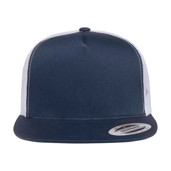 Breathable Flexfit 2-tone trucker cap with mesh back and custom imprint... from ASI 72657 Active Life Promo / Active Life