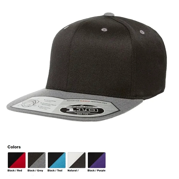 Flexfit 110 premium 2-tone snapback with wool blend and custom imprint... from ASI 72657 Active Life Promo / Active Life