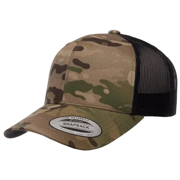 Item #V3411H-6606MC Flexfit YP Classics Multicam Retro Trucker Cap
