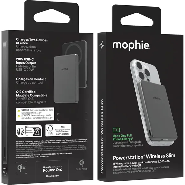 mophie Slim 5,000 mAh Qi 2 Wireless Power Bank... from ASI 66887 PCNA / Leeds