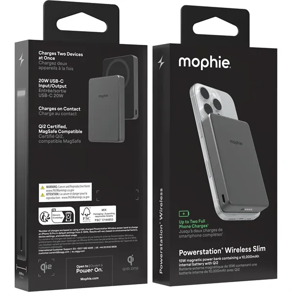 mophie Slim 10,000 mAh Qi 2 Wireless Power Bank... from ASI 66887 PCNA / Leeds