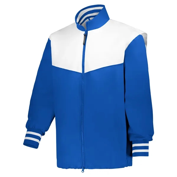 Youth full zip jacket with double pullers and an adjustable bottom... from ASI 37461 Augusta Sportswear