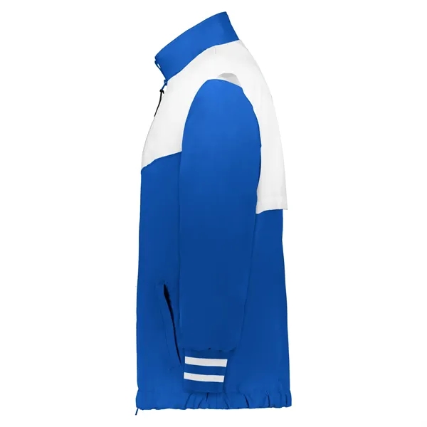Youth full zip jacket with double pullers and an adjustable bottom... from ASI 37461 Augusta Sportswear