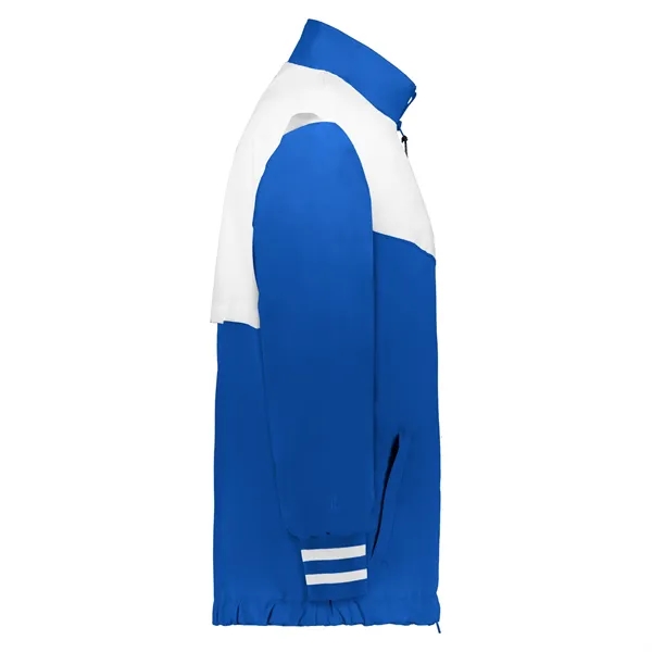 Youth full zip jacket with double pullers and an adjustable bottom... from ASI 37461 Augusta Sportswear