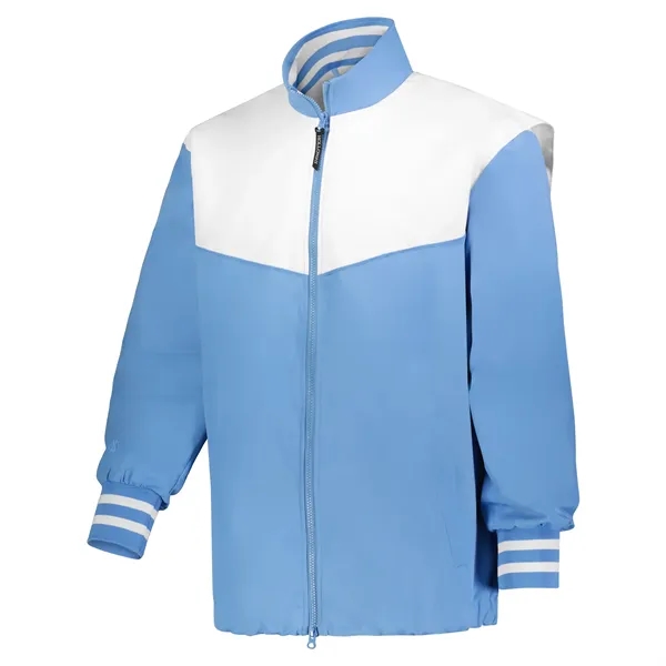 Youth full zip jacket with double pullers and an adjustable bottom... from ASI 37461 Augusta Sportswear