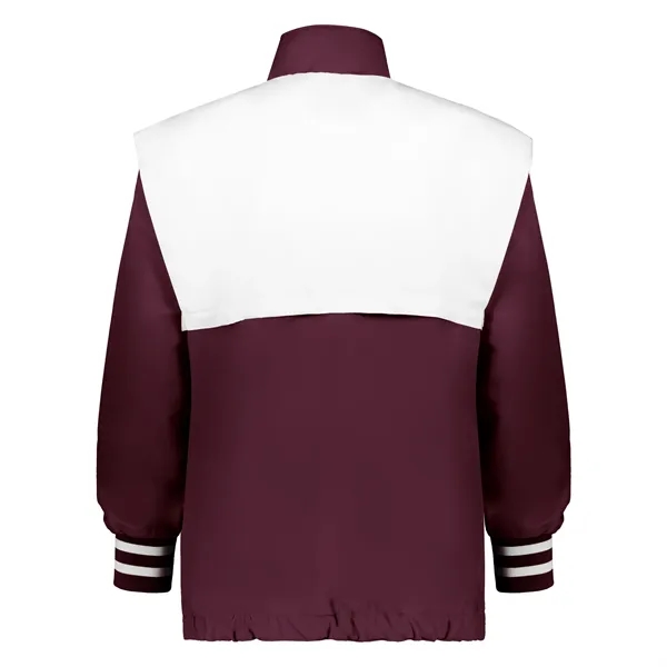 Youth full zip jacket with double pullers and an adjustable bottom... from ASI 37461 Augusta Sportswear