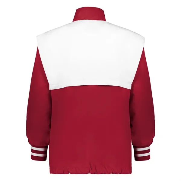 Youth full zip jacket with double pullers and an adjustable bottom... from ASI 37461 Augusta Sportswear