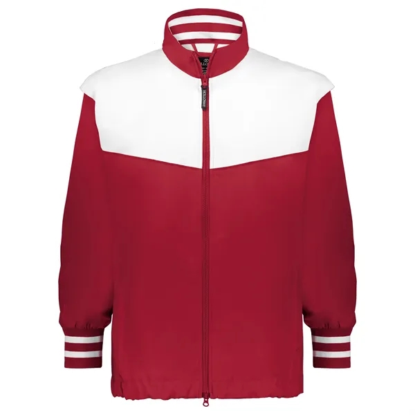 Youth full zip jacket with double pullers and an adjustable bottom... from ASI 37461 Augusta Sportswear