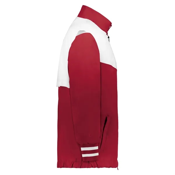 Youth full zip jacket with double pullers and an adjustable bottom... from ASI 37461 Augusta Sportswear