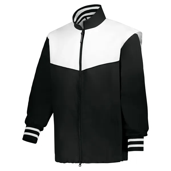 Youth full zip jacket with double pullers and an adjustable bottom... from ASI 37461 Augusta Sportswear