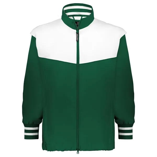 Youth full zip jacket with double pullers and an adjustable bottom... from ASI 37461 Augusta Sportswear