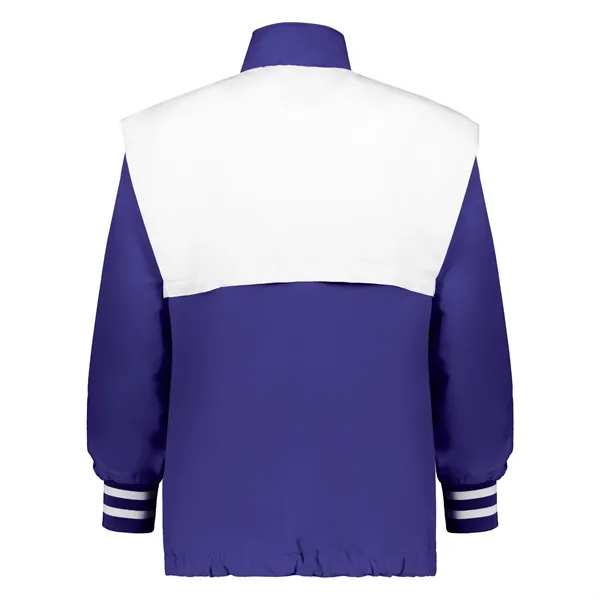 Youth full zip jacket with double pullers and an adjustable bottom... from ASI 37461 Augusta Sportswear