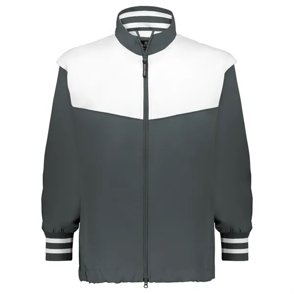 Youth full zip jacket with double pullers and an adjustable bottom... from ASI 37461 Augusta Sportswear