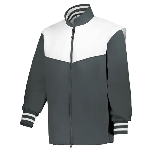 Youth full zip jacket with double pullers and an adjustable bottom... from ASI 37461 Augusta Sportswear