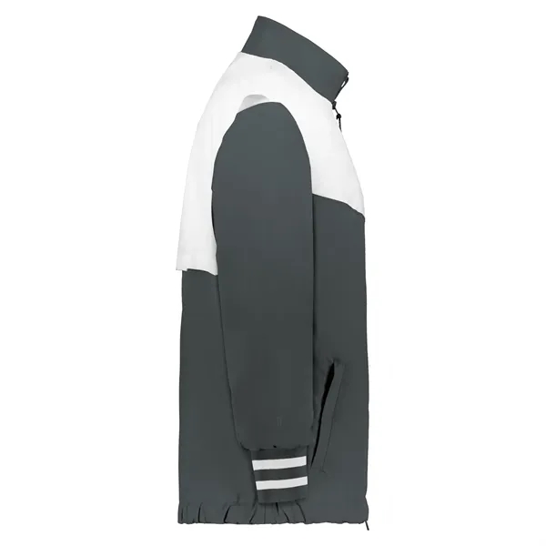 Youth full zip jacket with double pullers and an adjustable bottom... from ASI 37461 Augusta Sportswear