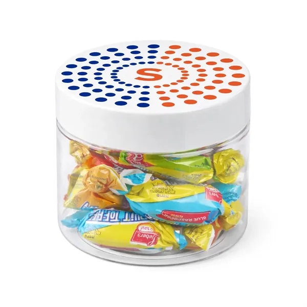 Sweeten your branding with this jar of individually wrapped fruit toffee,... from ASI 55583 GMG Pen