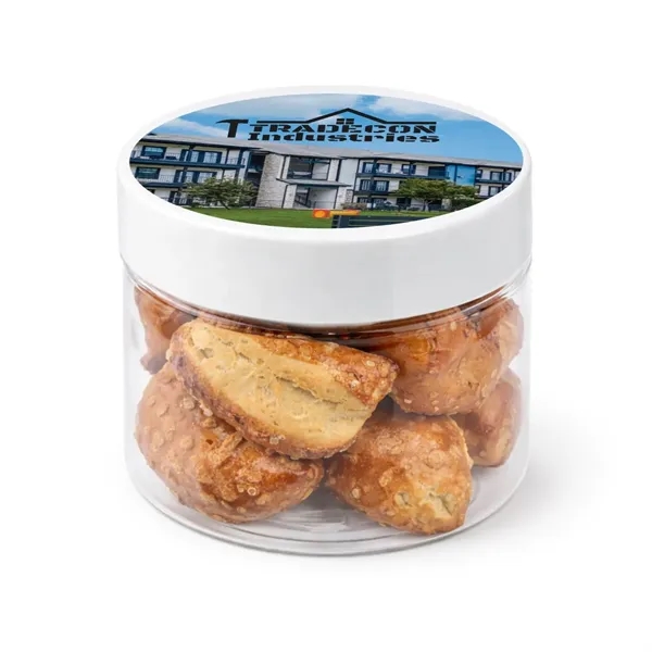 Offer a hearty, crunchy snack with this jar of pretzel stumps.... from ASI 55583 GMG Pen