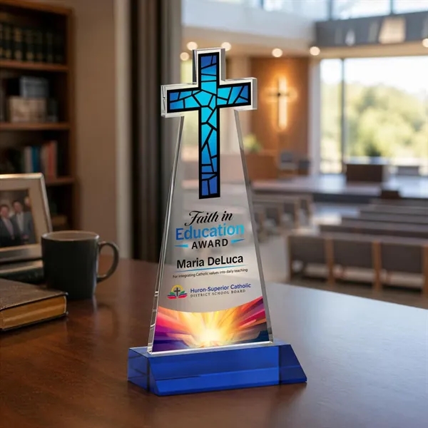 Crafted from premium optical crystal, this elegant Cross VividPrint™ Award features... from ASI 84592 St Regis Group / St Regis