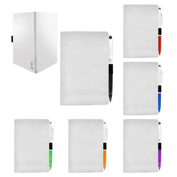 4" X 6" Sewn Paper Cover Notebook with Pen... from ASI 30208 A P Specialties / AP Specialties