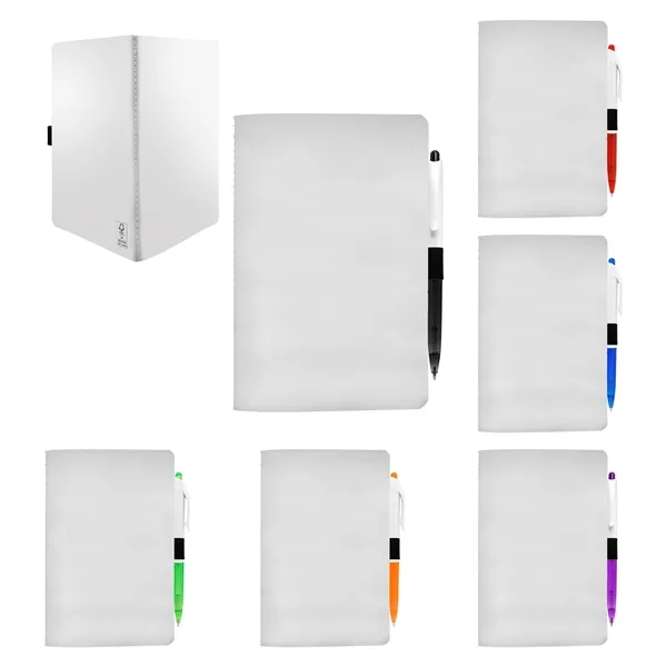 5" x 7" Sewn Paper Cover Notebook with Pen... from ASI 30208 A P Specialties / AP Specialties