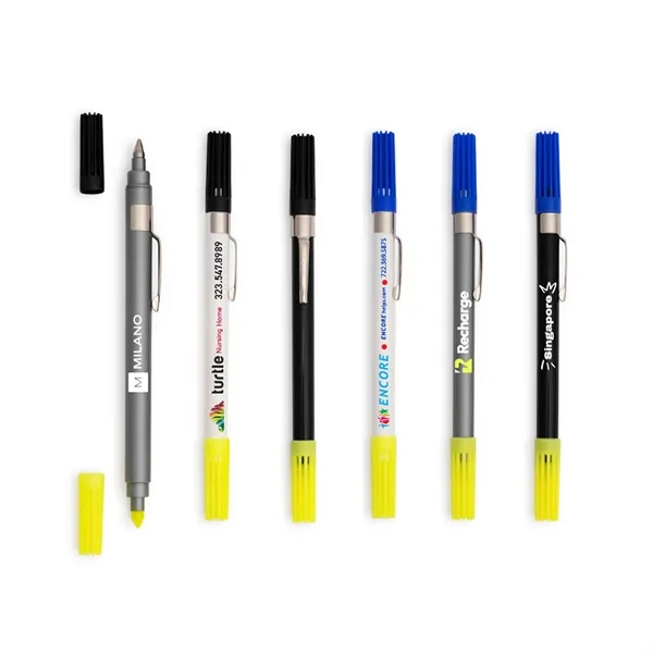 Item #DM-60 Dri Mark® Double Exposure Highlighter  Ballpoint Pen
