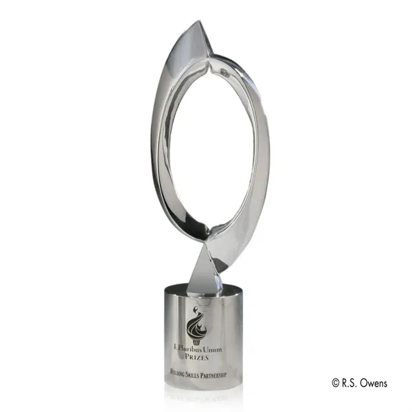 24K gold-plated metal award; 14".... from ASI 84592 St Regis Group / R S Owens & Co Inc