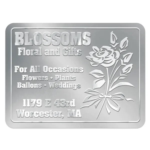 Item #399209 Rectangle Embellished Foil Roll Seal