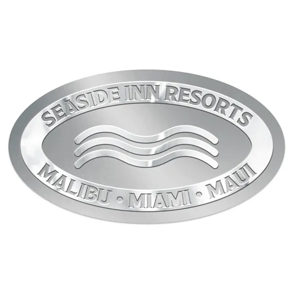 Item #399309 Oval Embellished Foil Roll Seal